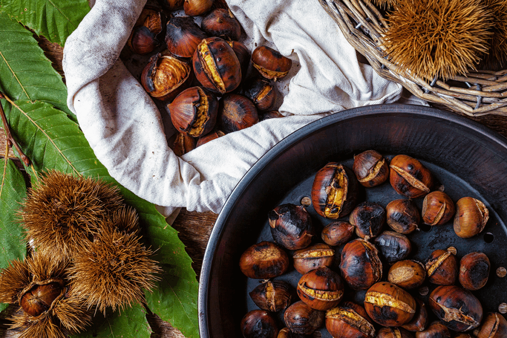 Kuri, also known as Chestnuts, are a traditional Japanese autumn snack