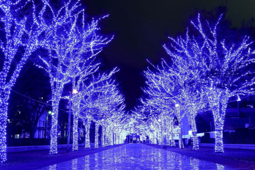 Shibuya Blue Cave Tokyo Christmas Light Up