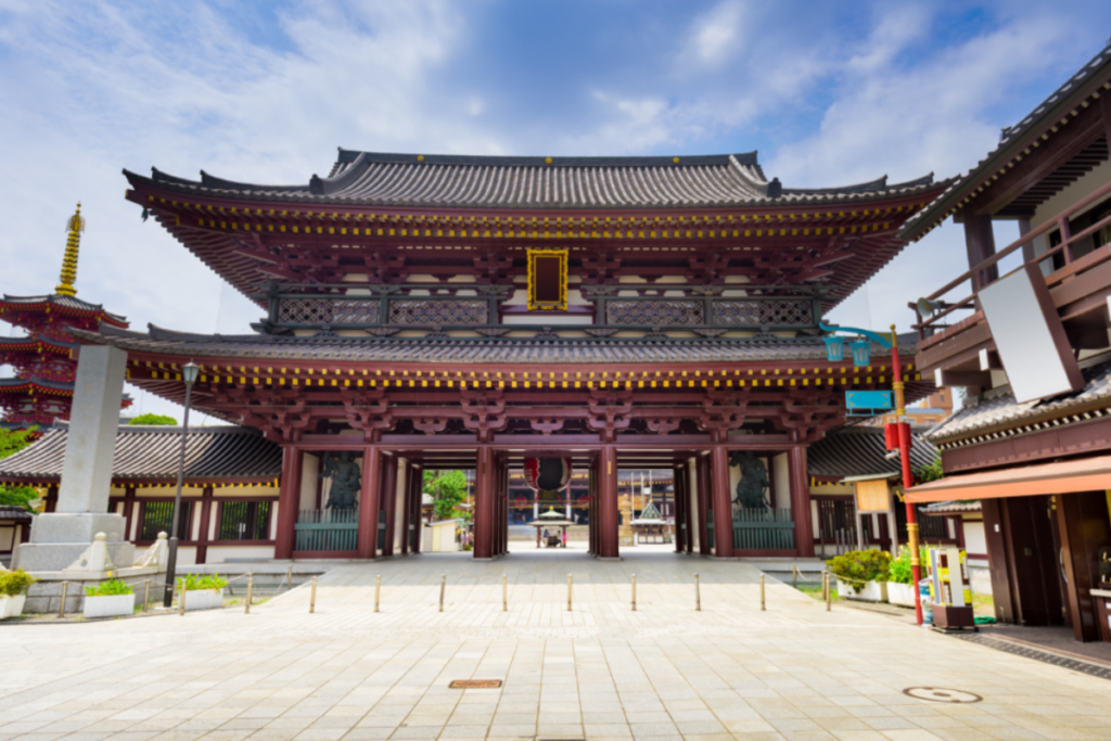 Kawasaki Daishi, known for fire rituals