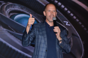 Paul giving a speech