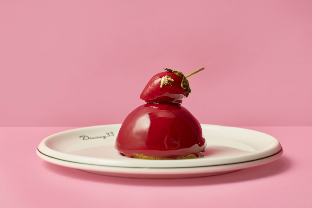 Azabudai Hills blooming pink sakura menu