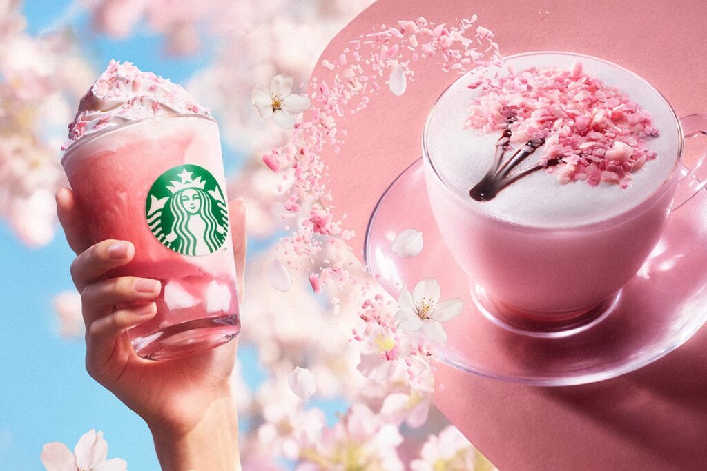 Starbucks Japan popular seasonal sakura drinks