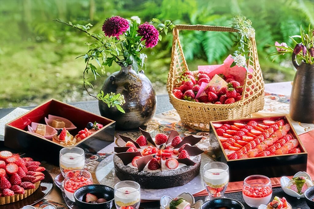 Hilton Tokyo Odaiba seasonal strawberry delicacies