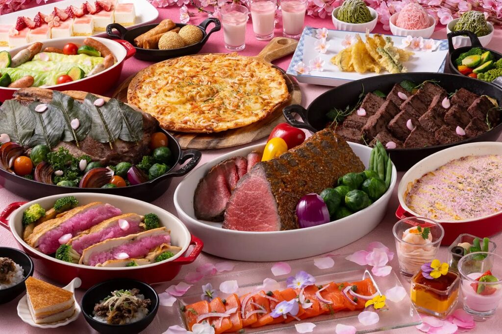 Shinagawa Prince Hotel sakura menu