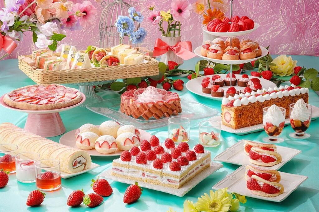 Hotel New Otani Tokyo sakura-themed treats