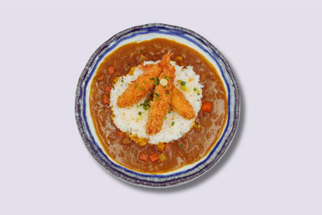 curry with tempura
