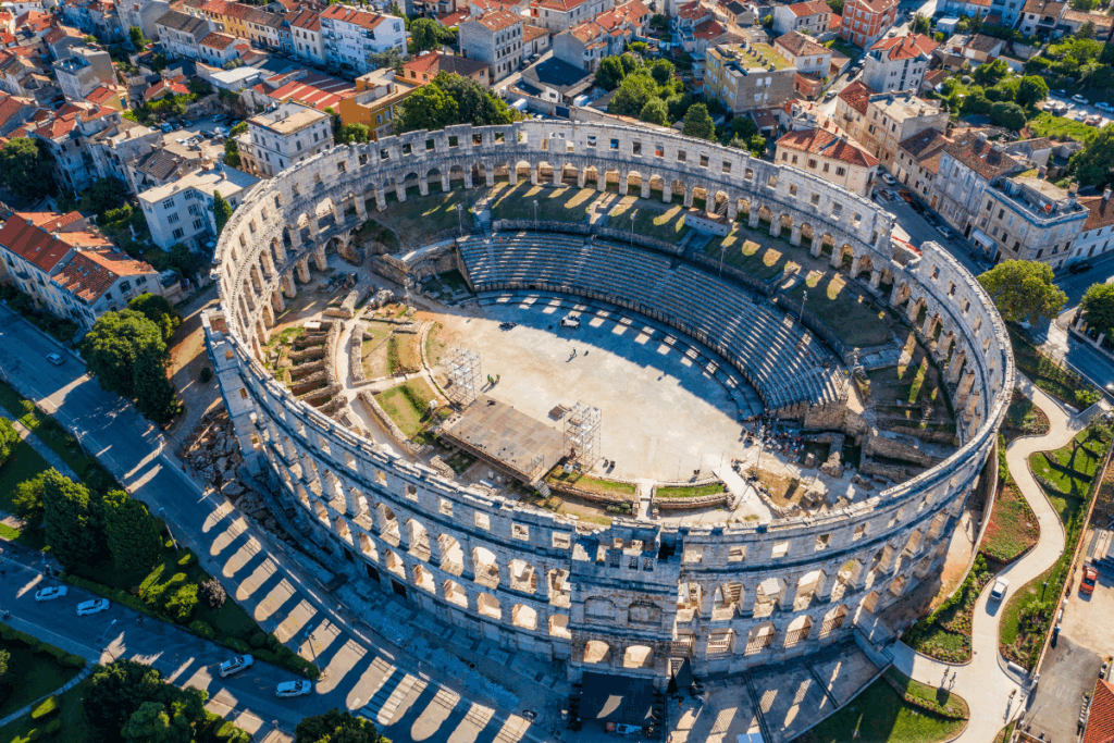 Known for its scenic harbour, beaches and Roman ruins, Pula in Croatia was ranked least happy city in the world.