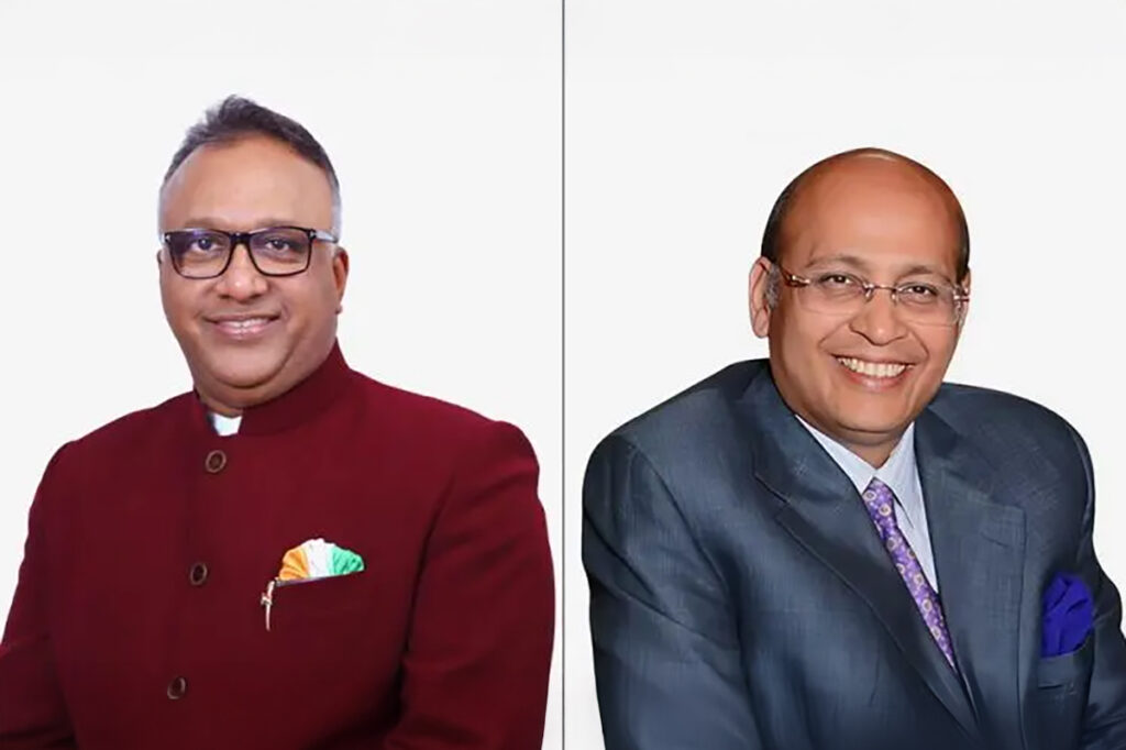 Prof Raj Kumar (left) and Dr Abishek Singhvi