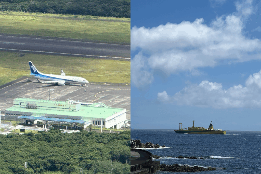 Hachijojima is just a short ANA aircraft to get to Hachijojima Airport, only a short 55-minute flight from Haneda