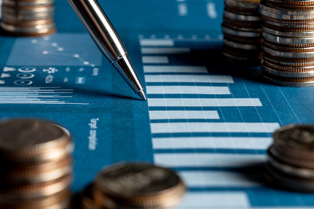 Financial growth and economic insight, highlighting Argentum Wealth Management’s role in supporting expats navigating Japan’s evolving investment landscape