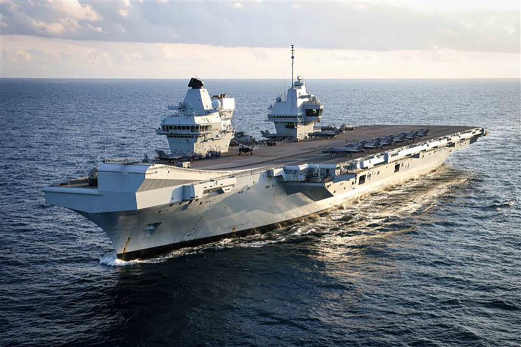 HMS Prince of Wales at sea has been called to Japan