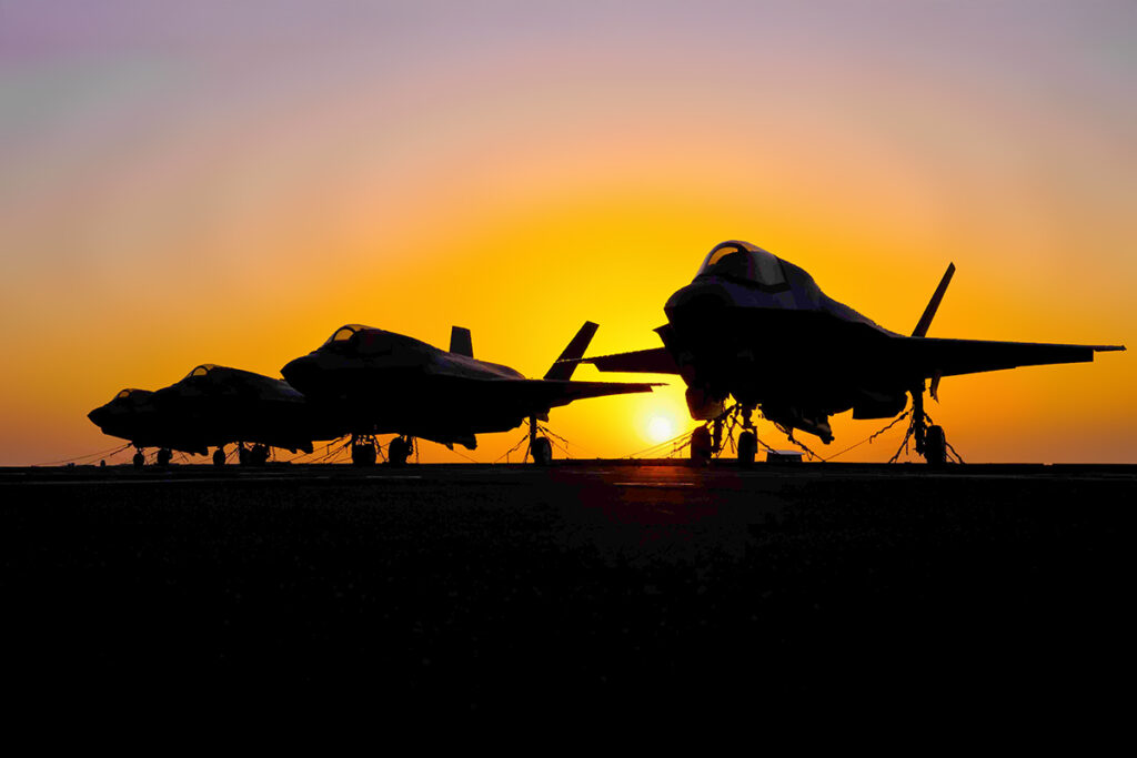 Royal Navy's largest concentration of fifth-generation aircraft ever deployed