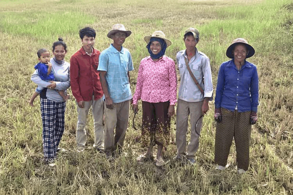Some of the individuals that HOPE's project has helped by providing clean water, education and support