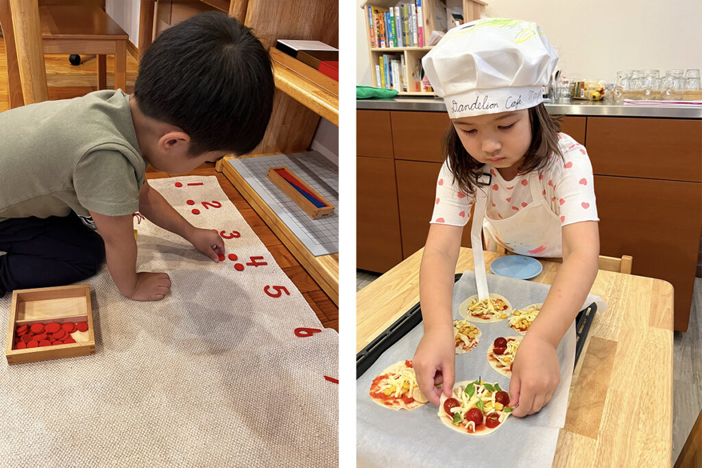 Dandelion Montessori School focuses on individualized learning plans and projects that empower students to take ownership of their education.