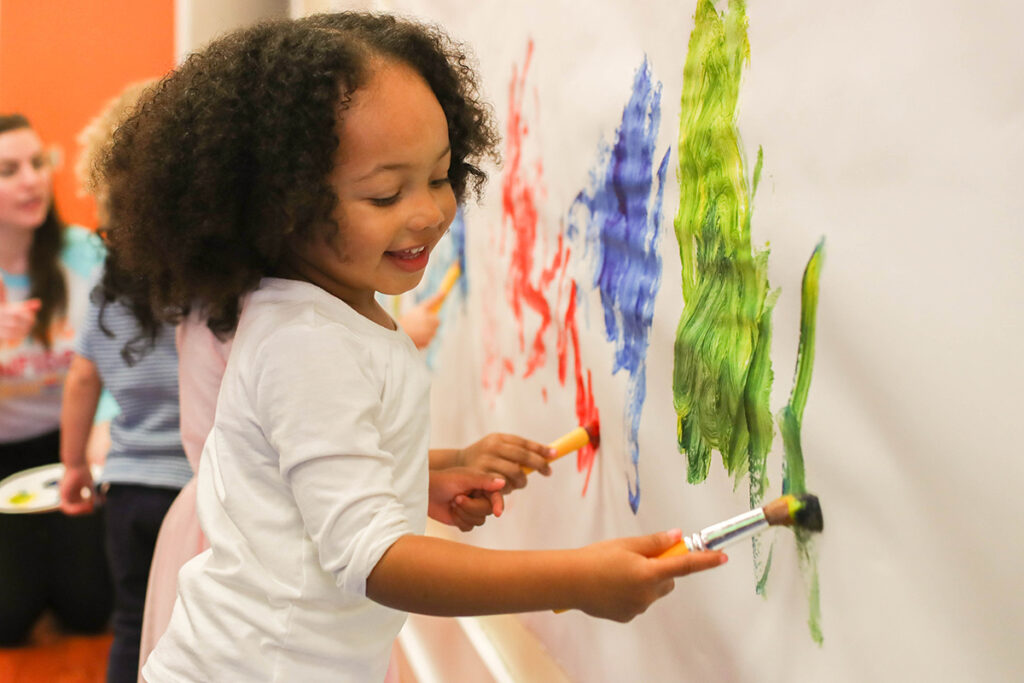 Gymboree International School's immersive environments where creativity thrives.
