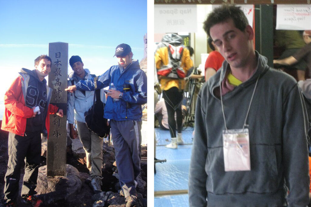 Joe Pournovin in the Summit to Sea Walk and Oxfam Trailwalker.