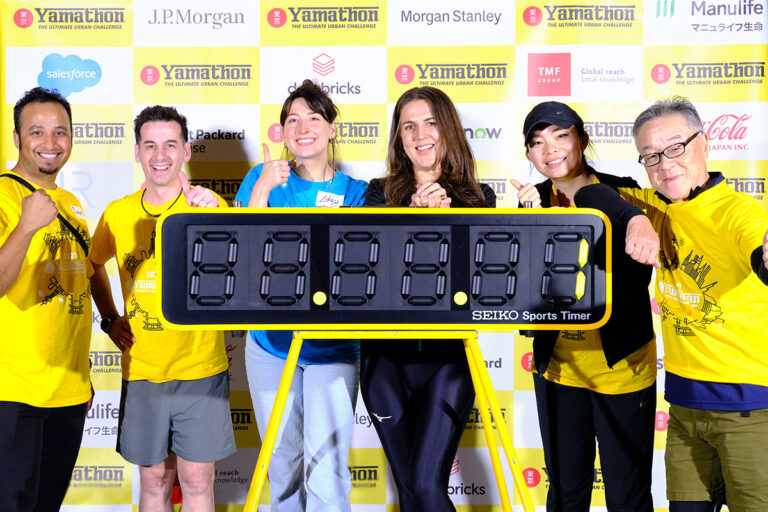 Joe Pournovin and the Tokyo Yamathon leaders