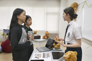 Pupils were formed into mixed-year teams and tasked to design and operate a real Christmas Market stall