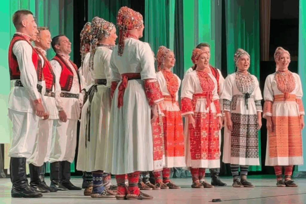 Croatian dancers performing at Osaka Expo 2025