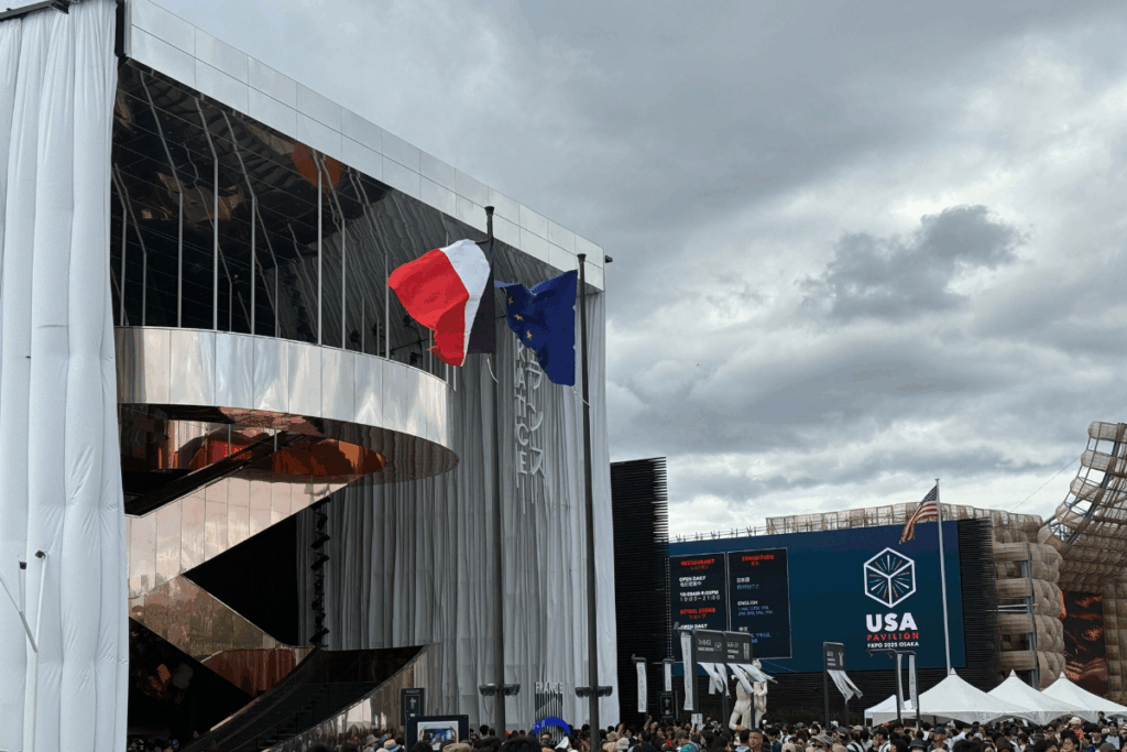 France Pavilion reflecting a sustainable future at Osaka Expo 2025