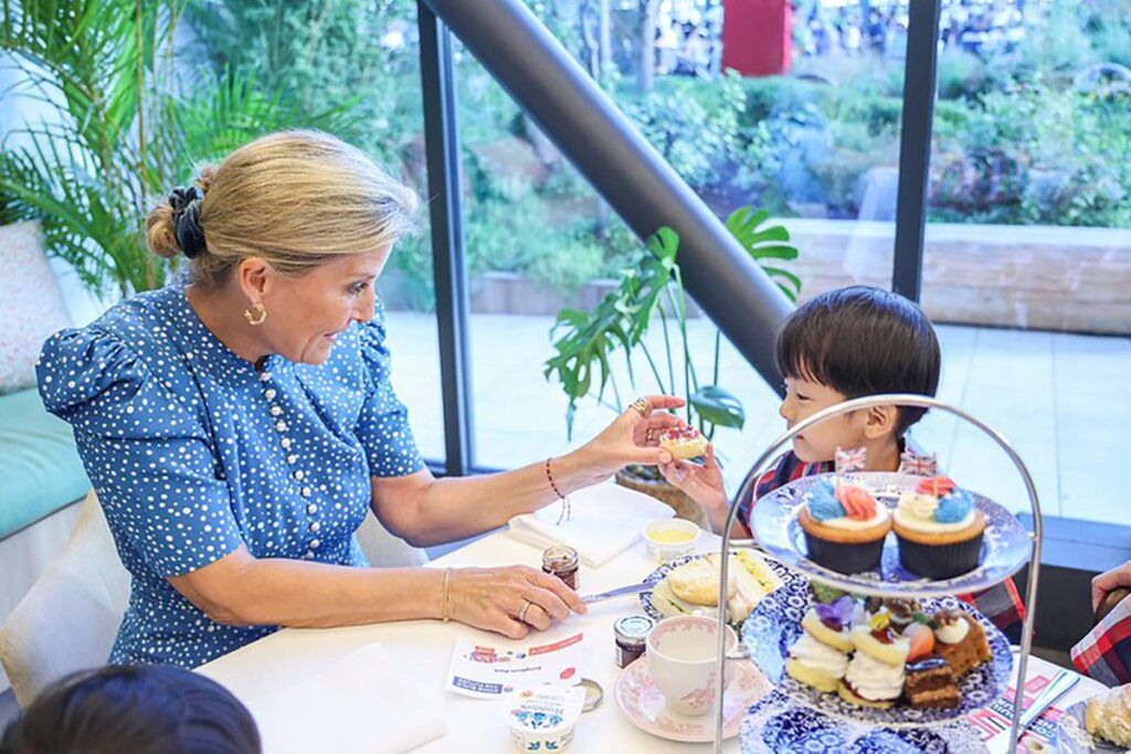 British Royal Family at the Johnnie Walker Bar