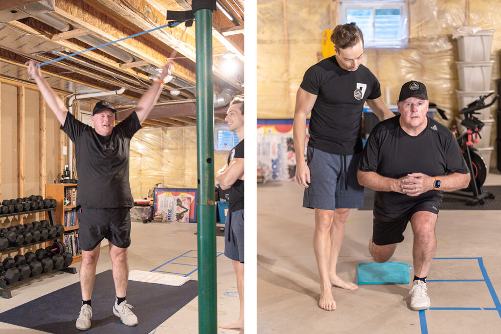 Resistance training and simple bodyweight strength training