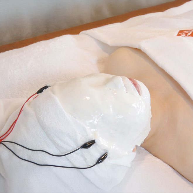 Electronic facial treatment