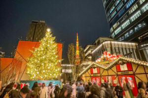 Mori Azabudai Hills Christmas Market near Tokyo Tower