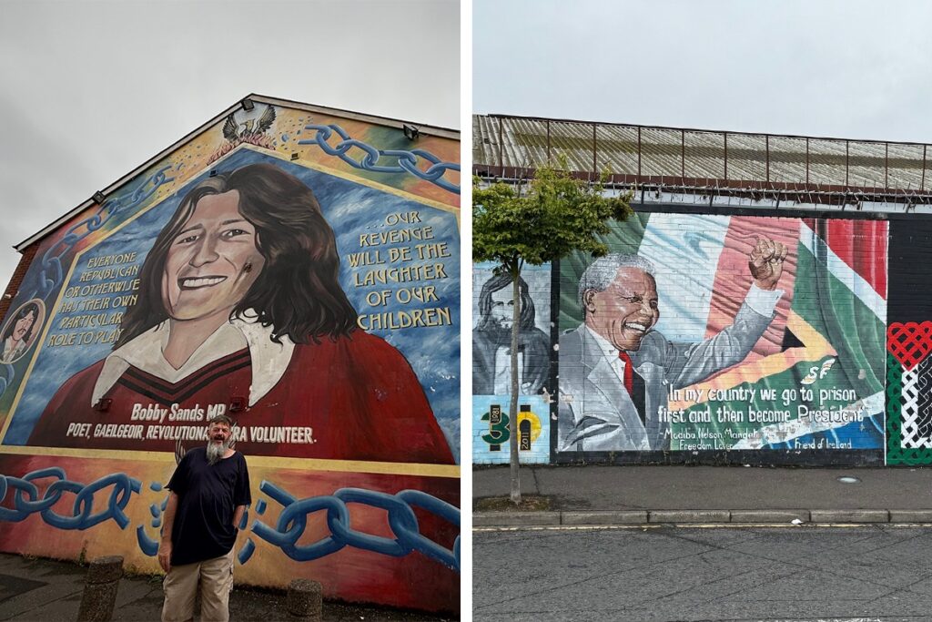 The political murals and propaganda in Belfast reveal its religious and sectarian divisions.