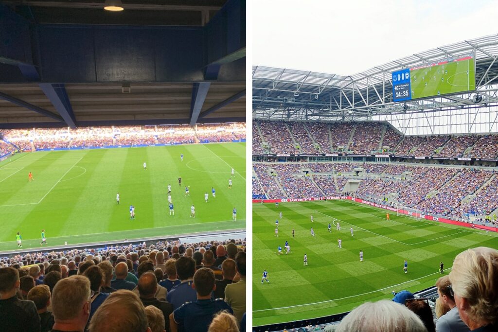 Everton’s stadium before and after