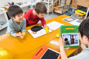 Technology plays a part in collaborative education projects