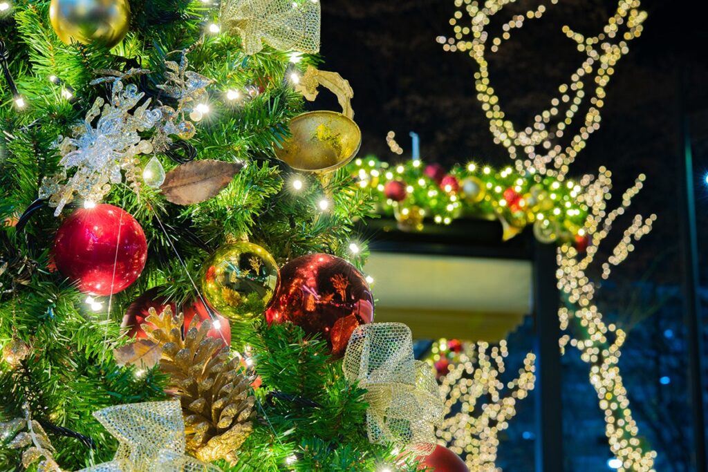 A festive winter illumination scene representing Tokyo’s most iconic seasonal light displays across the city.