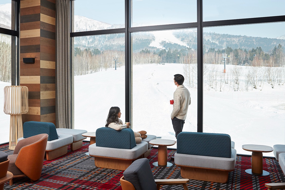 A snowy Hokkaido mountain landscape showcasing the all-inclusive ski holiday experience with Club Med.