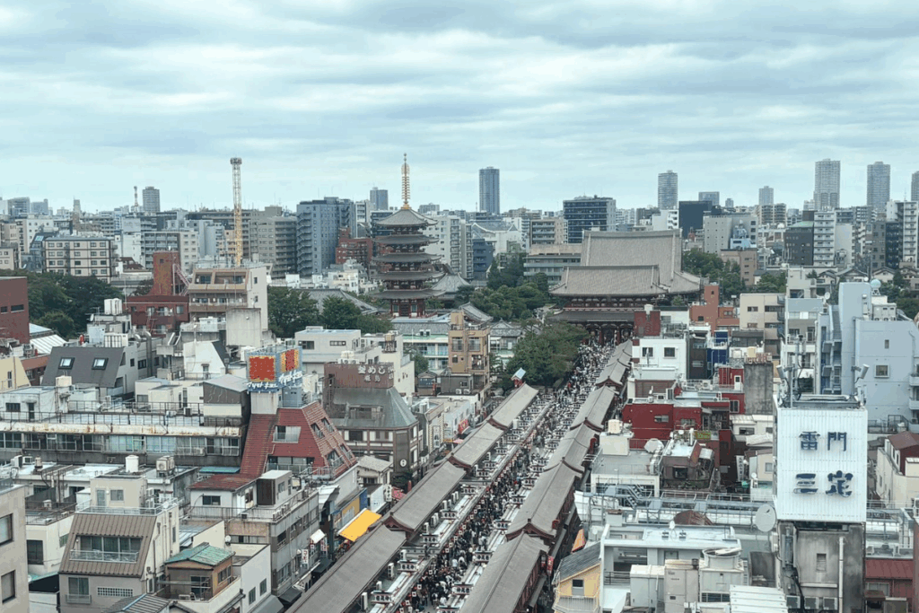Views from Asakusa Culture Tourist Information Center