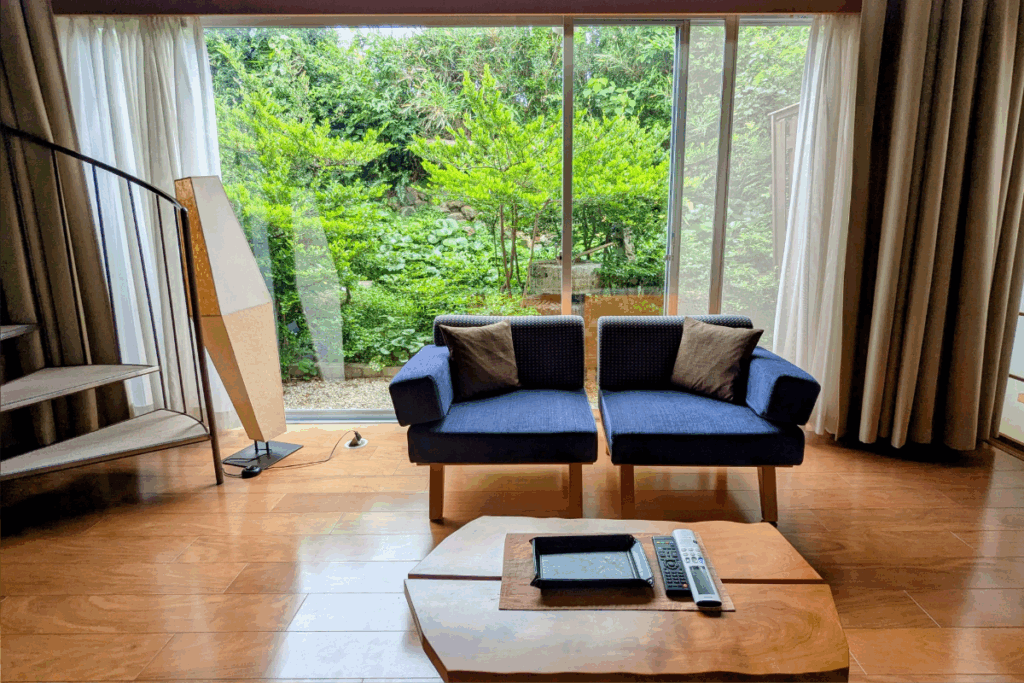 Scenes highlighting the peaceful atmosphere, traditional design and comfortable, guest-focused experience at Kakujoro Ryokan in Aichi Prefecture.