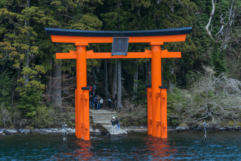 Hakone features unique scenery