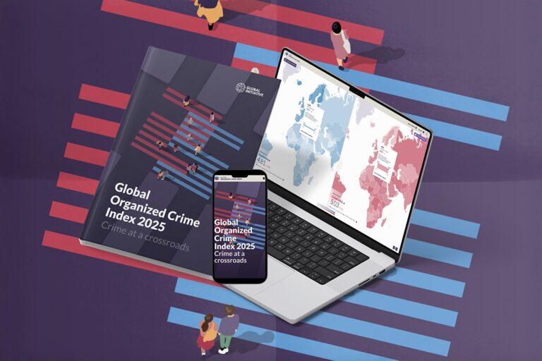 Visual overview of the Global Organized Crime Index 2025 and its global findings.