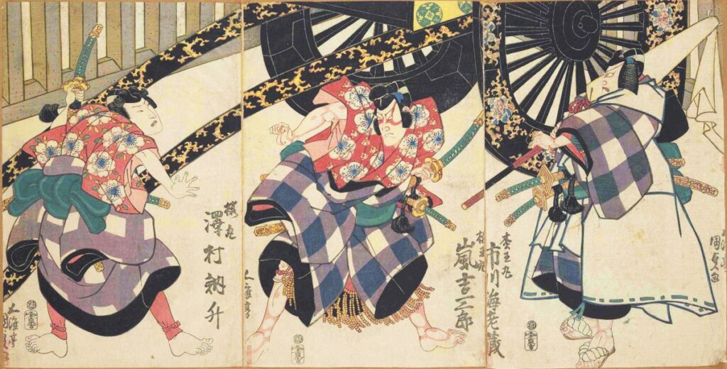 Sugawara Dennjyu Tenarai Kagami, Utagawa KunisadaⅠ, Tokyo Metro Library
