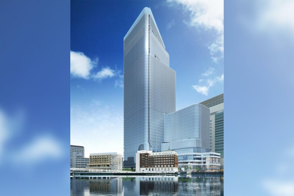 Waldorf Astoria Tokyo Nihonbashi building rendering