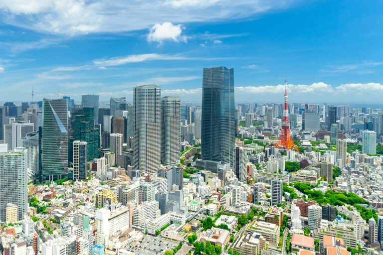 Tokyo skyline view 2025