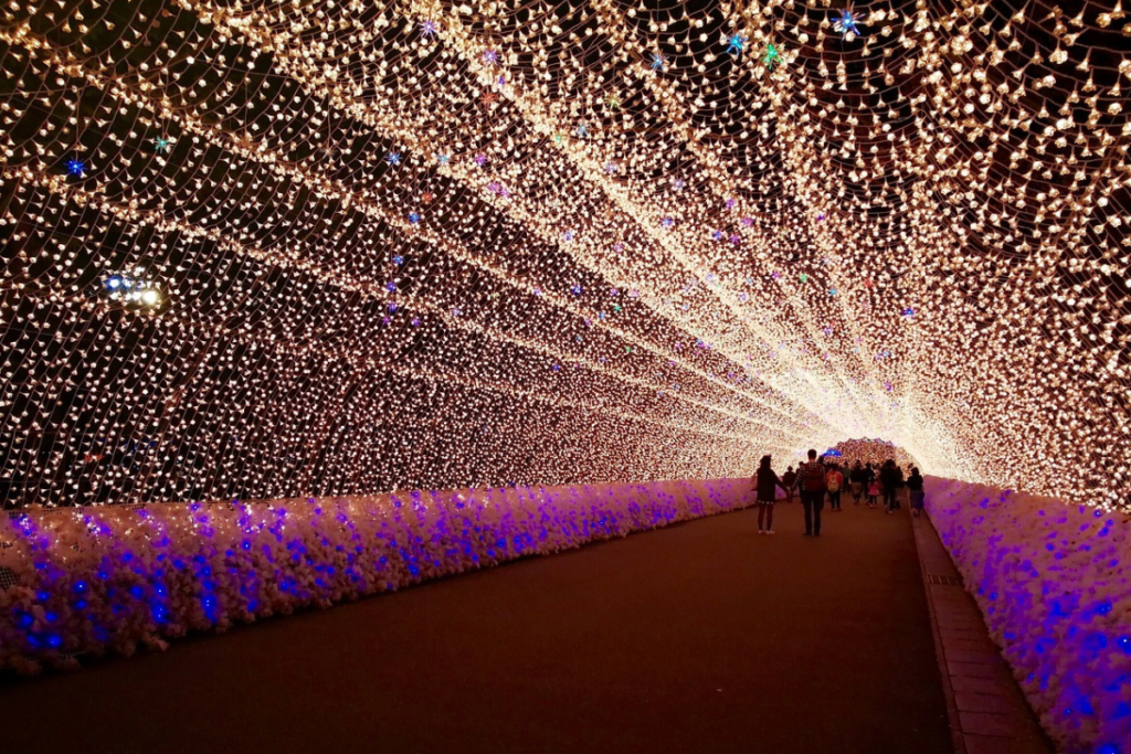 Sagamiko Illuminations in Japan are a New Years hot spot.