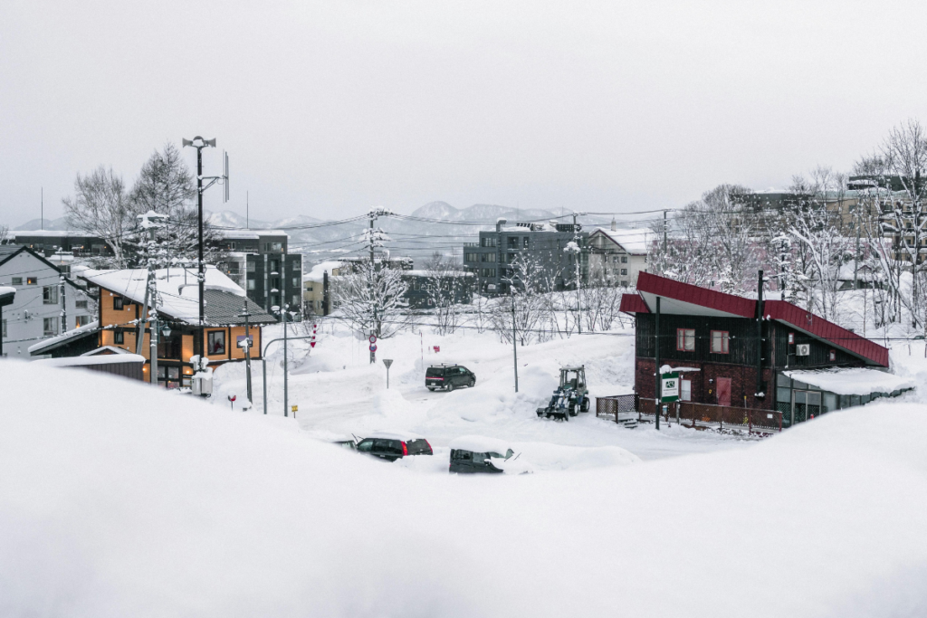 Snowy season in Niseko, Hokkaido, Japan