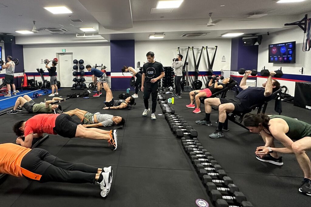 F45 Hamamatsucho group fitness class