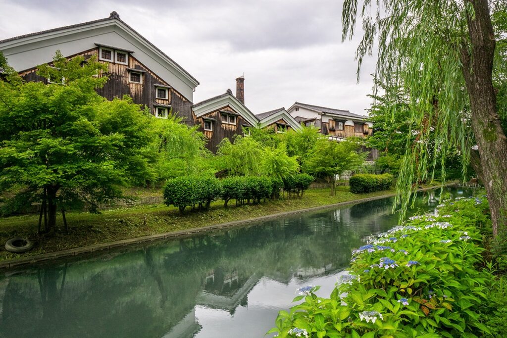 Fushimi Port on the Uji River and Japanese Sake Breweries