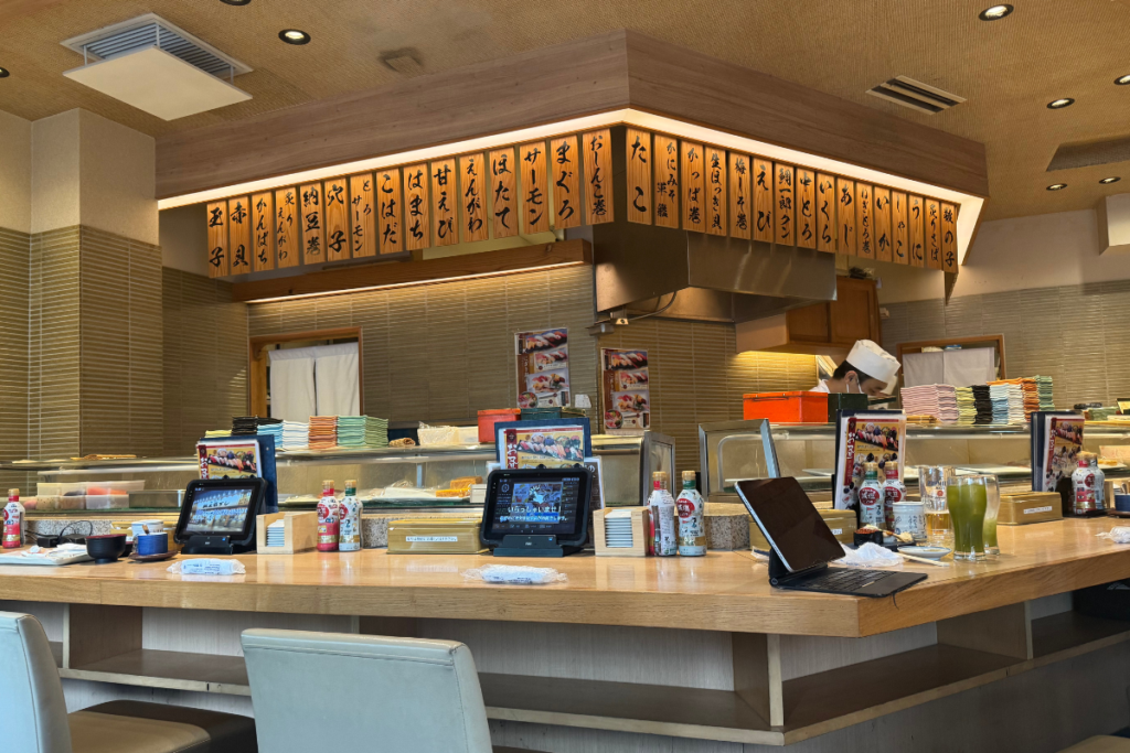 Sushi restaurant in Tokyo