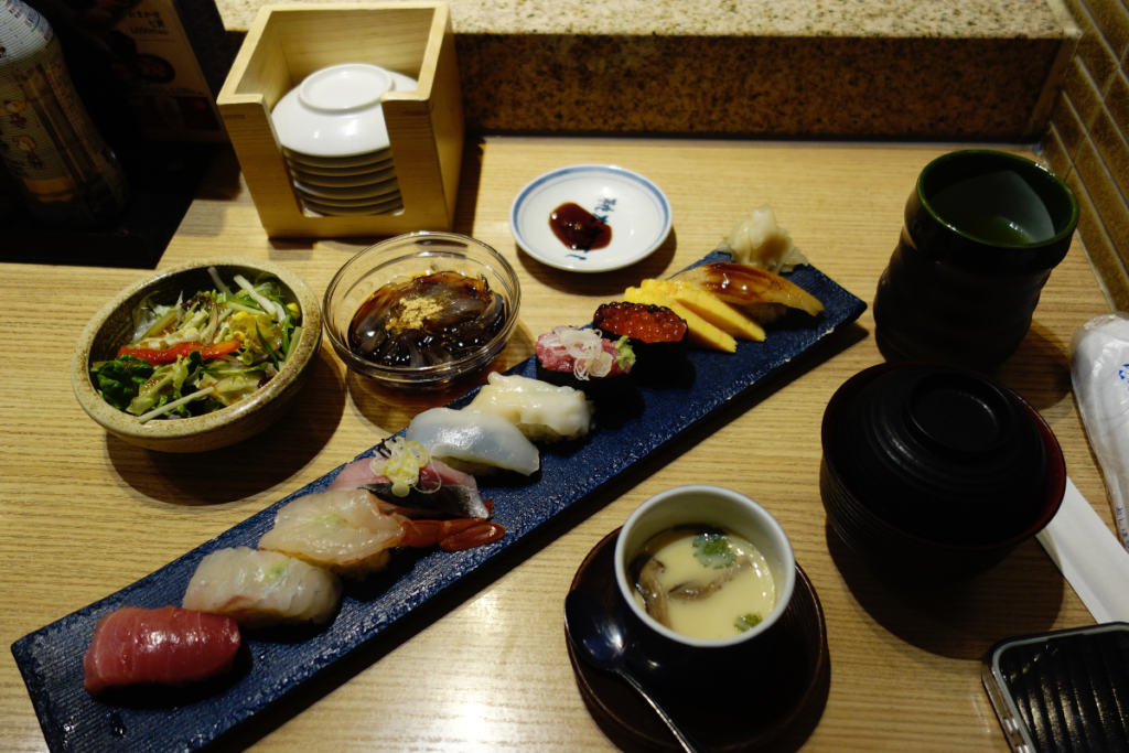 Sushi is an affordable luxury in Tokyo