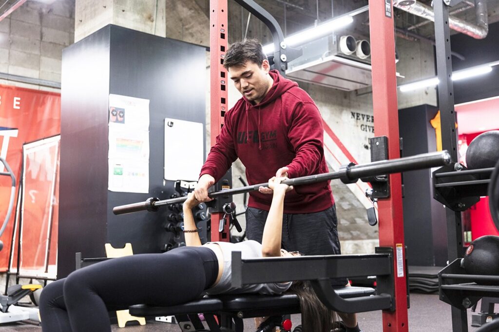 Weight Train at UFC Gym Japan