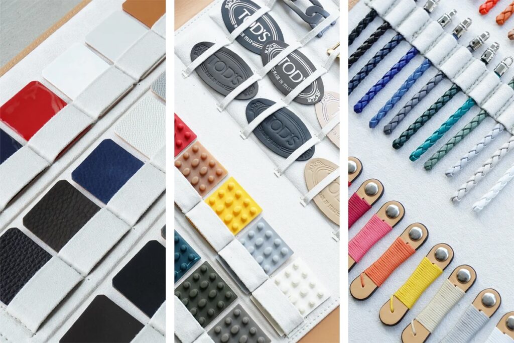 Luxury Tod’s Gommino loafers showcasing Italian craftsmanship in Tokyo.