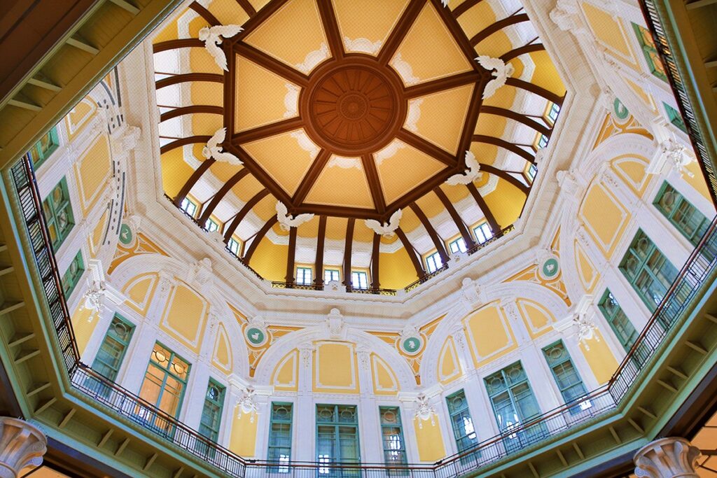 One of Tokyo Station’s elegantly restored domes, 2012.