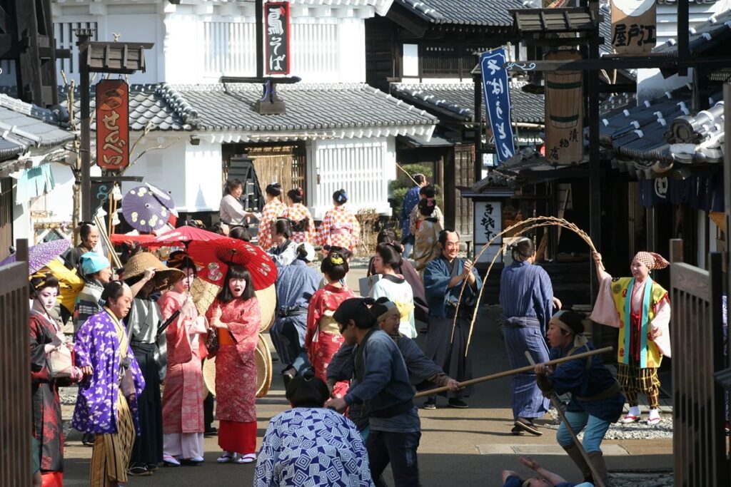 Edo Wonderland is a recreated Edo village in Nikko